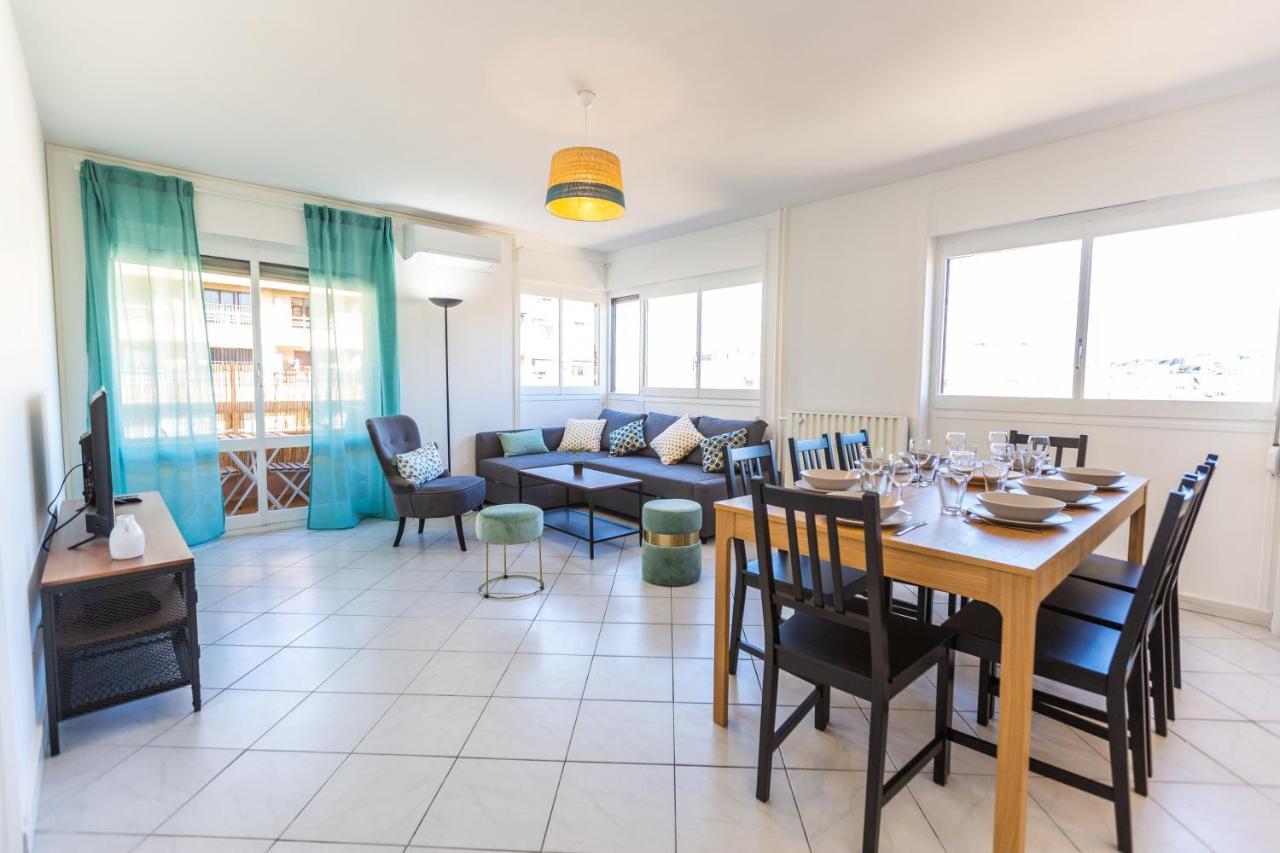 Superbe 100M2 - 2 Balcons - Proche Gare - Climatise Apartment Marseille Exterior photo